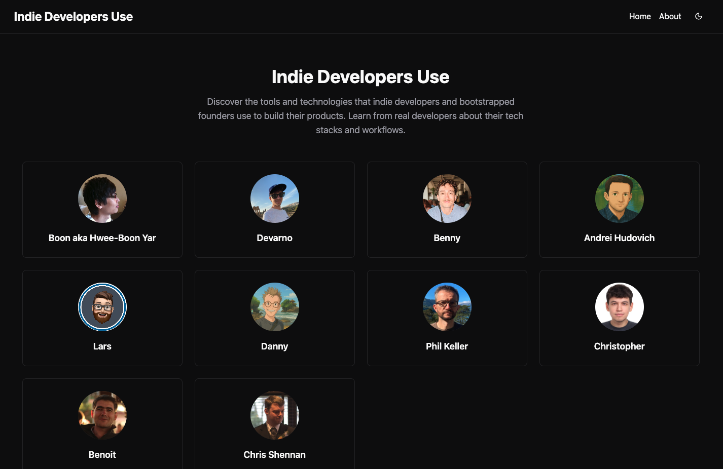 IndieDevUse Homepage