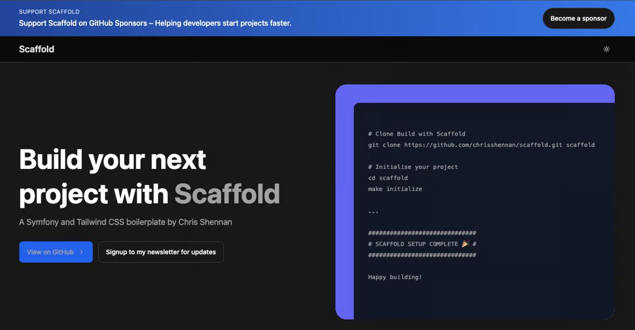 Scaffold Screenshot