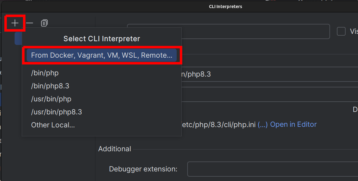 Select Remote Interpreter